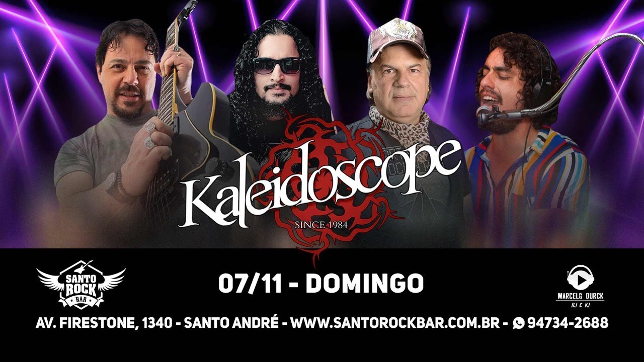 BANDA KALEIDOSCOPE LIVE SANTO ROCK YouTube