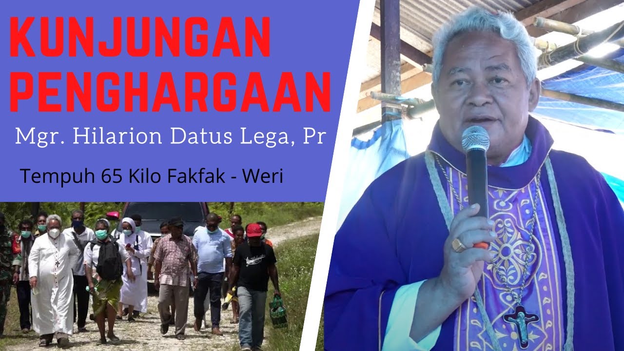 KUNJUNGAN PENGHARGAAN OLEH USKUP KEUSKUPAN MANOKWARI-SORONG KE WILAYAH PAROKI ST. MARIA MERAPI