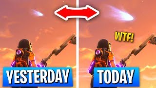 The Tilted Towers Meteor Is Getting Bigger Every Day? Fortnite Tilted Towers Destroyed Theory