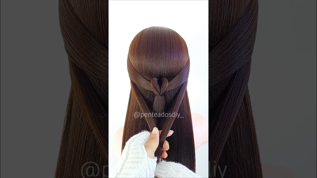 Simple Hairstyles 🎀 #braids #beauty #hair #viral #hairstyles