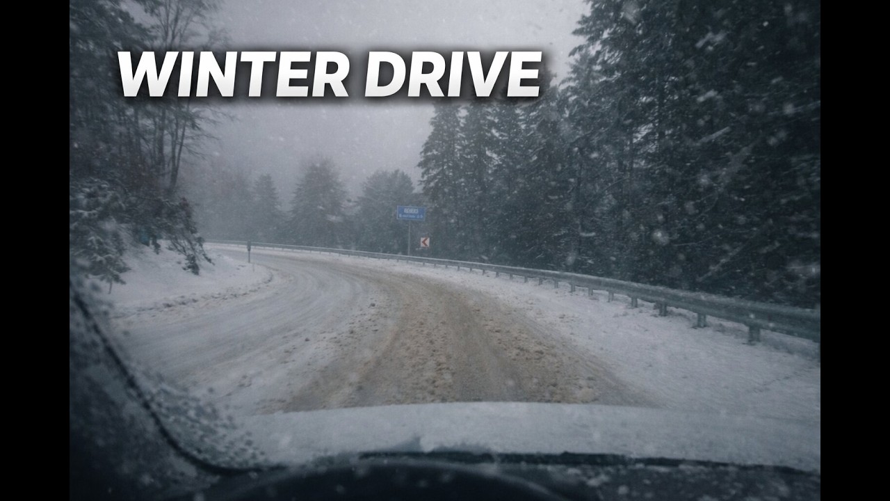 Winter Drive in Uludağ, Turkey 🇹🇷 | Snowy Mountain Road POV