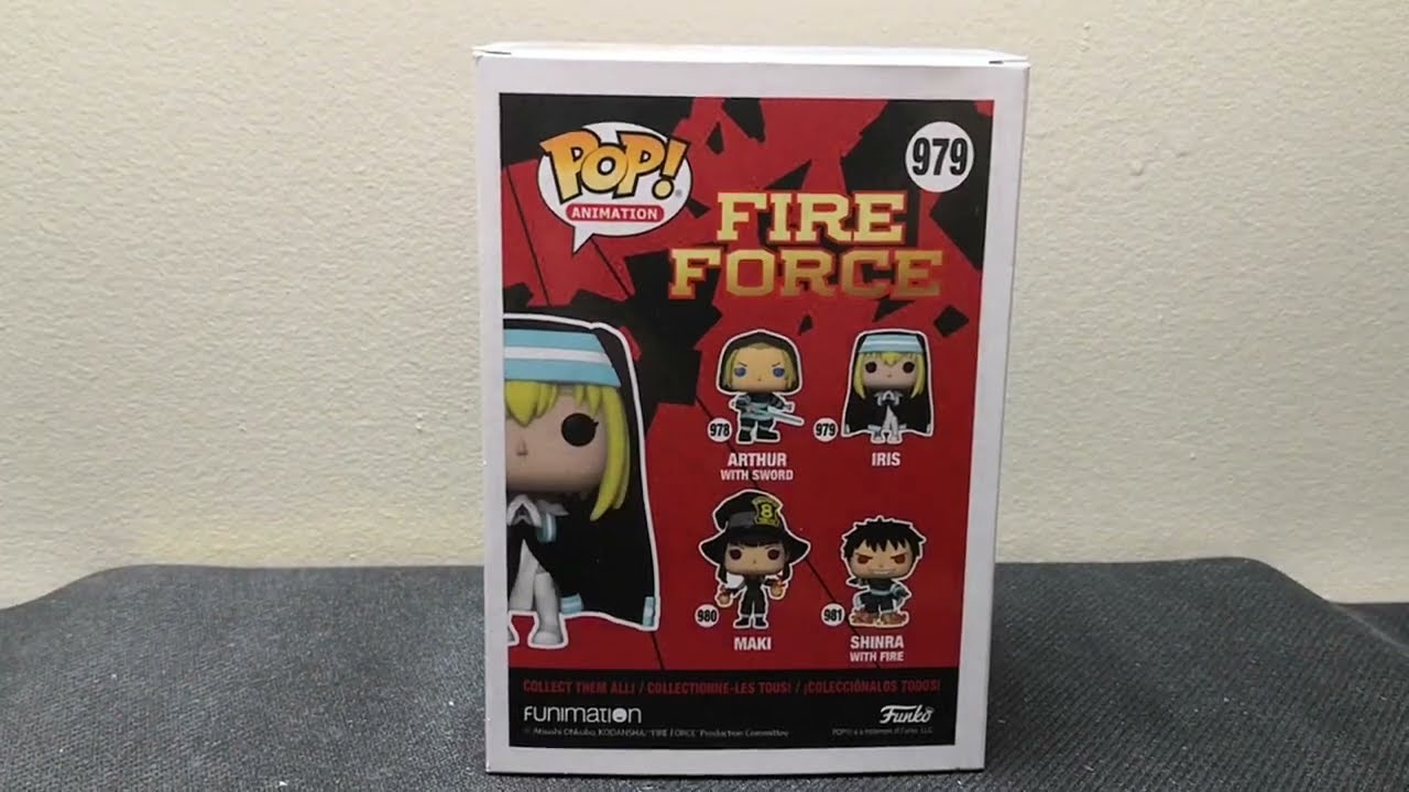 Unboxing Iris Funko Pop from The Anime Fire Force Super Cool Funko Pop and Design