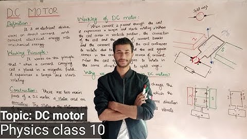 DC motor| physics class 10| complete and easy concept.