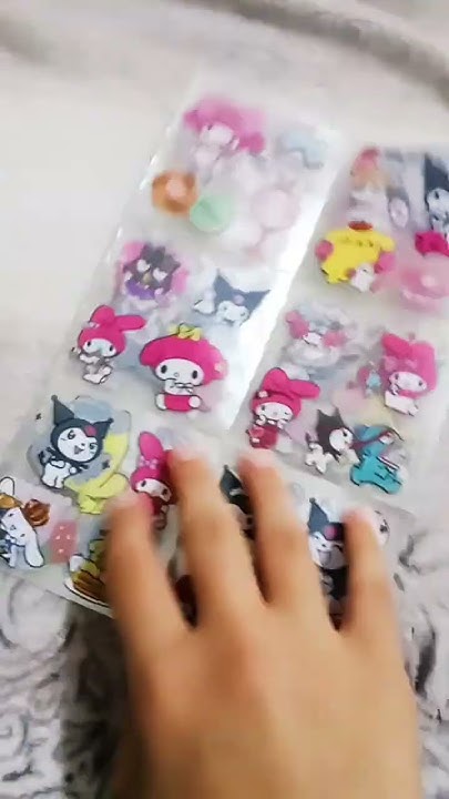 распаковка куроми наклейки💜 - YouTube