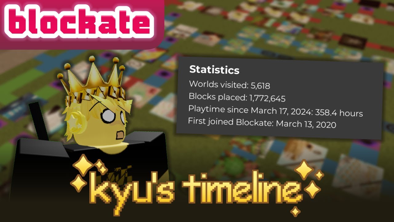 My History with Blockate... (kyu's timeline) | Blockate - YouTube