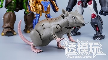 【SwiftTransform】MASTERPIECE RATTRAP! BEAST WARS CYBERTRON RATTLE SPY BW MPG老鼠勇士 變形金刚 超能勇士 野兽战争