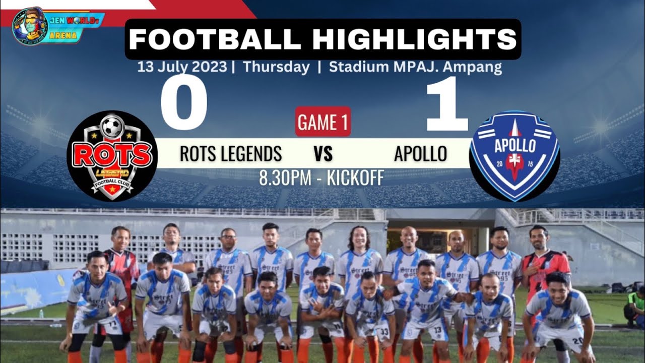 [FOOTBALL HIGHLIGHTS] ROTS LEGEND VS APOLLO