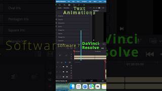Easy Text Animation in DaVinci Resolve! 🎬 #shorts #davinciresolve #youtubeshorts #macbook
