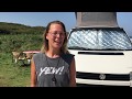 VW T4 California Roomtour (German) - solo girl vanlife Europe