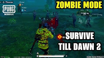 Zombie Mode Survive Till Dawn 2 is TOO FUNNY! | PUBG Mobile Zombie Mode