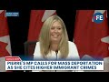 Michelle  Garner Demands Mass Deportations, Says Criminals Exploiting Canada’s Immigration Loopholes