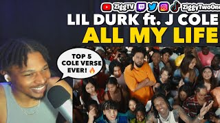 ONE OF THOSE ONES!!! 🔥💯| Lil Durk - All My Life ft. J. Cole (Official Video)(Reaction)