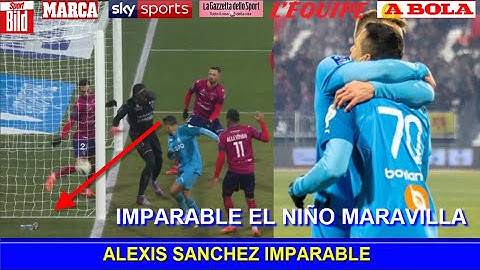 ASI REACCIONA PRENSA FRANCESA A DOBLETE DE GOLES DE ALEXIS SANCHEZ CLERMONT VS MARSELLA