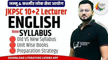 JKPSC Lecturer ENGLISH Syllabus 2025 | Books | Preparation Strategy