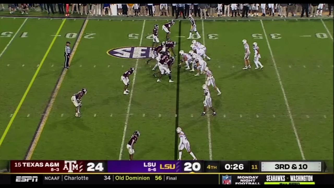 LSU INSANE WALK OFF TOUCHDOWN AGAINST TEXAS A&M College football 2021