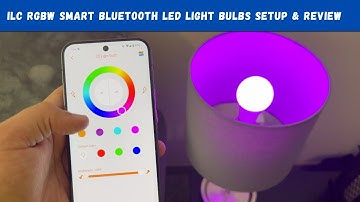 iLC RGBW Smart Alexa Bluetooth LED Light Bulbs Setup & Review