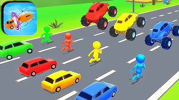 Shape Shifting 🏃‍♂️🚗🚲🚦all Levels Gameplay Walkthrough Android,ios Max Level MAXER114