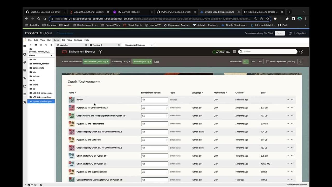 Oracle Data Science Terminal Demo - YouTube