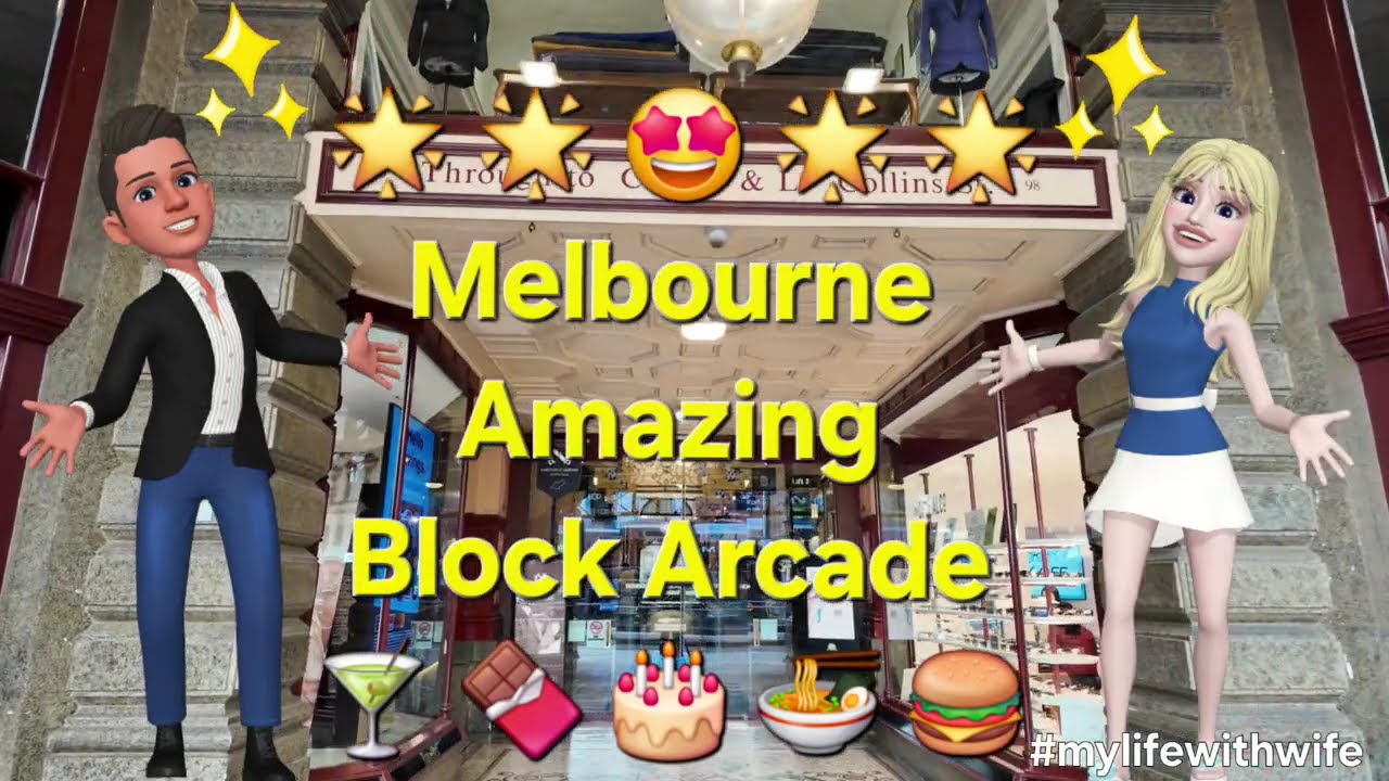 My Life With Wife Amazing Block Arcade Melbourne | Historic Tea Room & Elegance on Collins Street✨