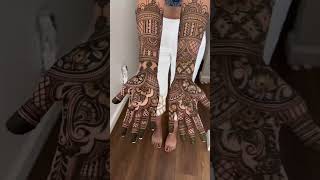 What My 4 Hour Bridal Mehndi Sessions Look Like
