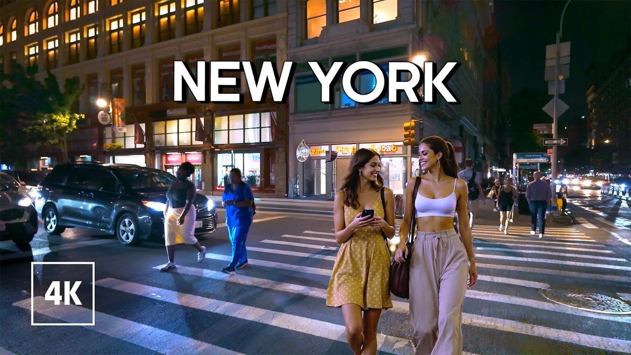 New York, Amerika Serikat | Wandering Manhattan | Jelajah Kota Malam 4K