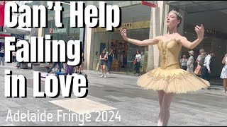Can't Help Falling in Love - Ballet Busker x Shiki Violinist Street Perform in Adelaide Fringe 2024