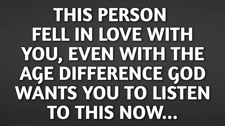 THIS PERSON FELL IN LOVE WITH YOU, EVEN WITH THE AGE DIFFERENCE GOD WANTS YOU TO LISTEN TO THIS NOW