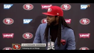 First Take | Stephen A. PRAISED Richard Sherman for being smart and talented playing for the 49ers