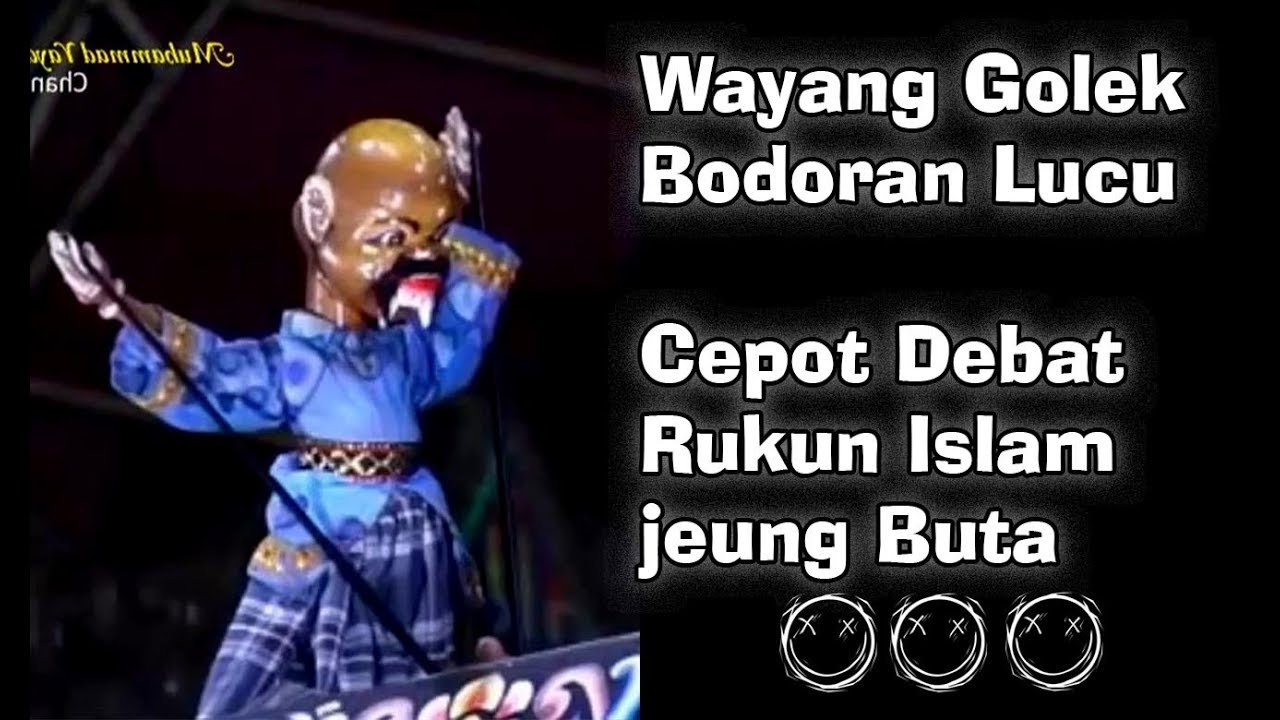 Wayang Golek Bodor Cepot Debat Jeung Buta YouTube