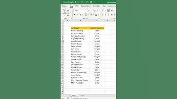 Excelde Satır Ekleme 💼📊 #excel #exceltips