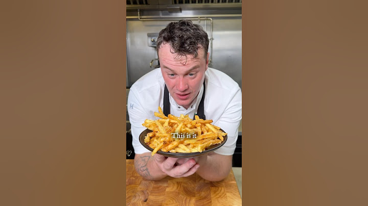 Die perfekten Pommes Frites