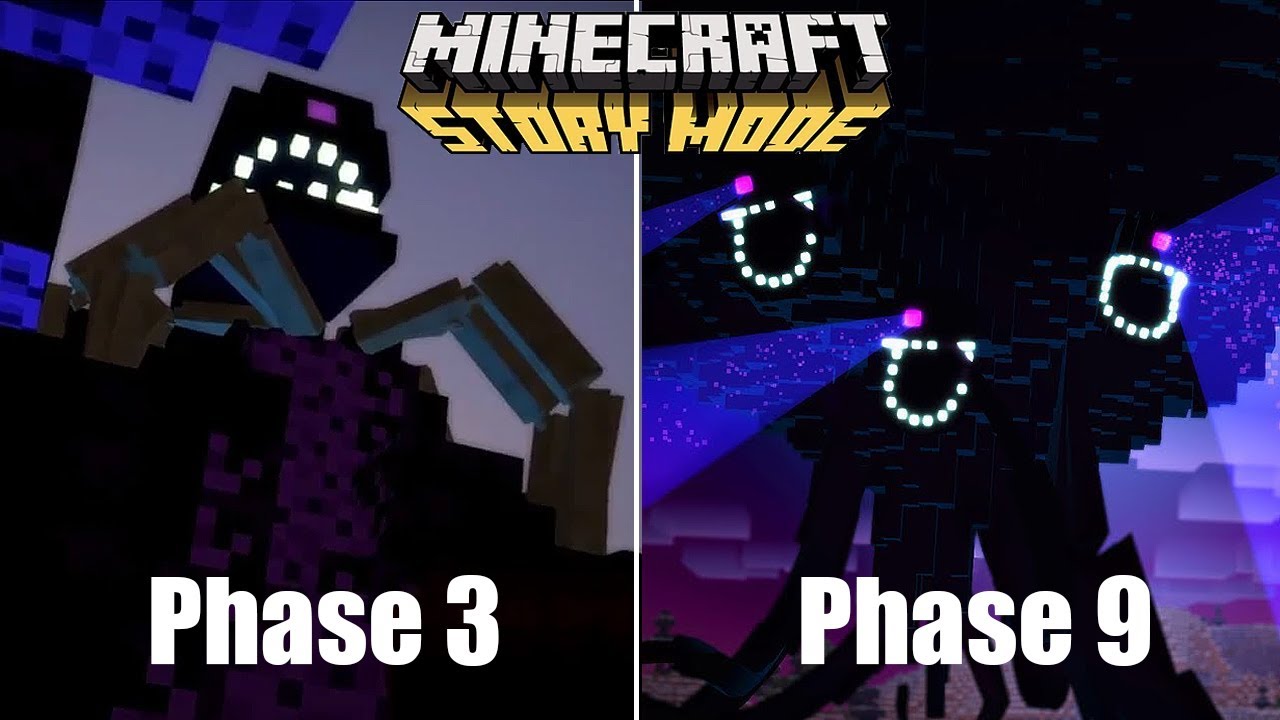 Minecraft Story Mode : All Wither Storm Moments 