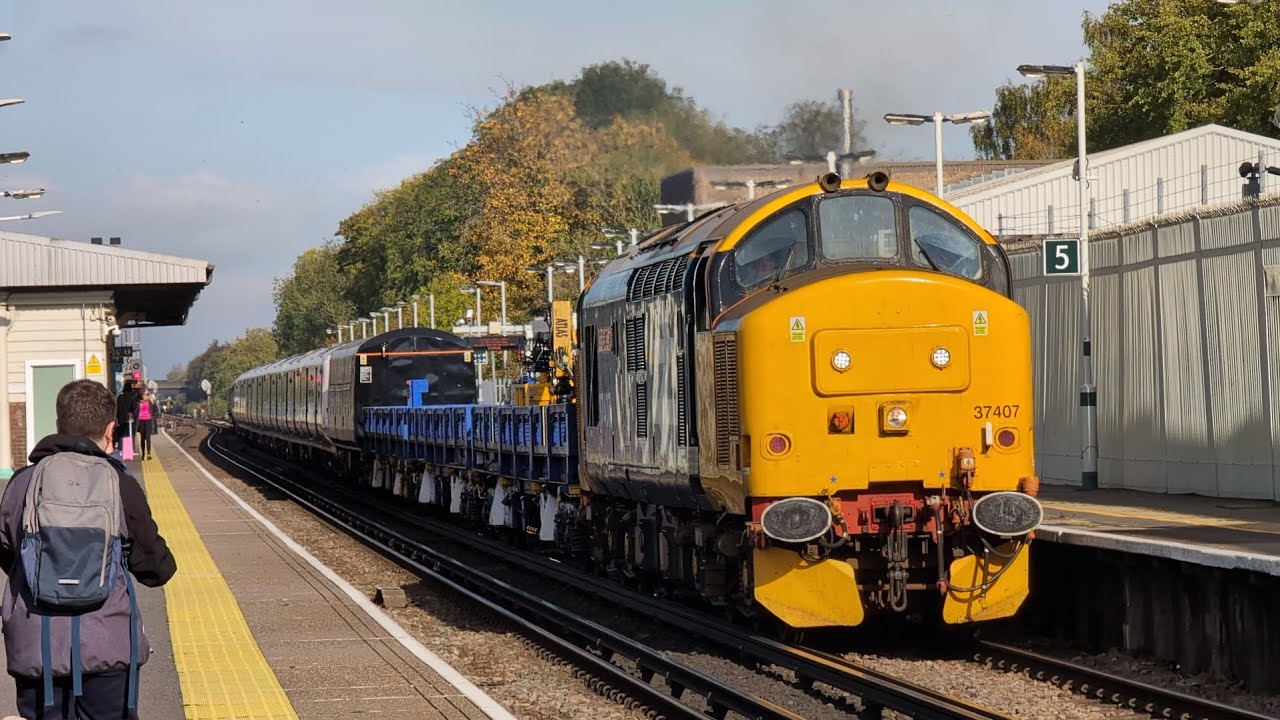 7Q70 37407 + 700106 Eastleigh to Three Bridges Thameslink Class 700 Drag 18/10/24