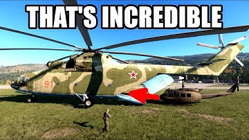 FIRST Heli which can TRANSPORT Vehicles in  Reforger 1.6