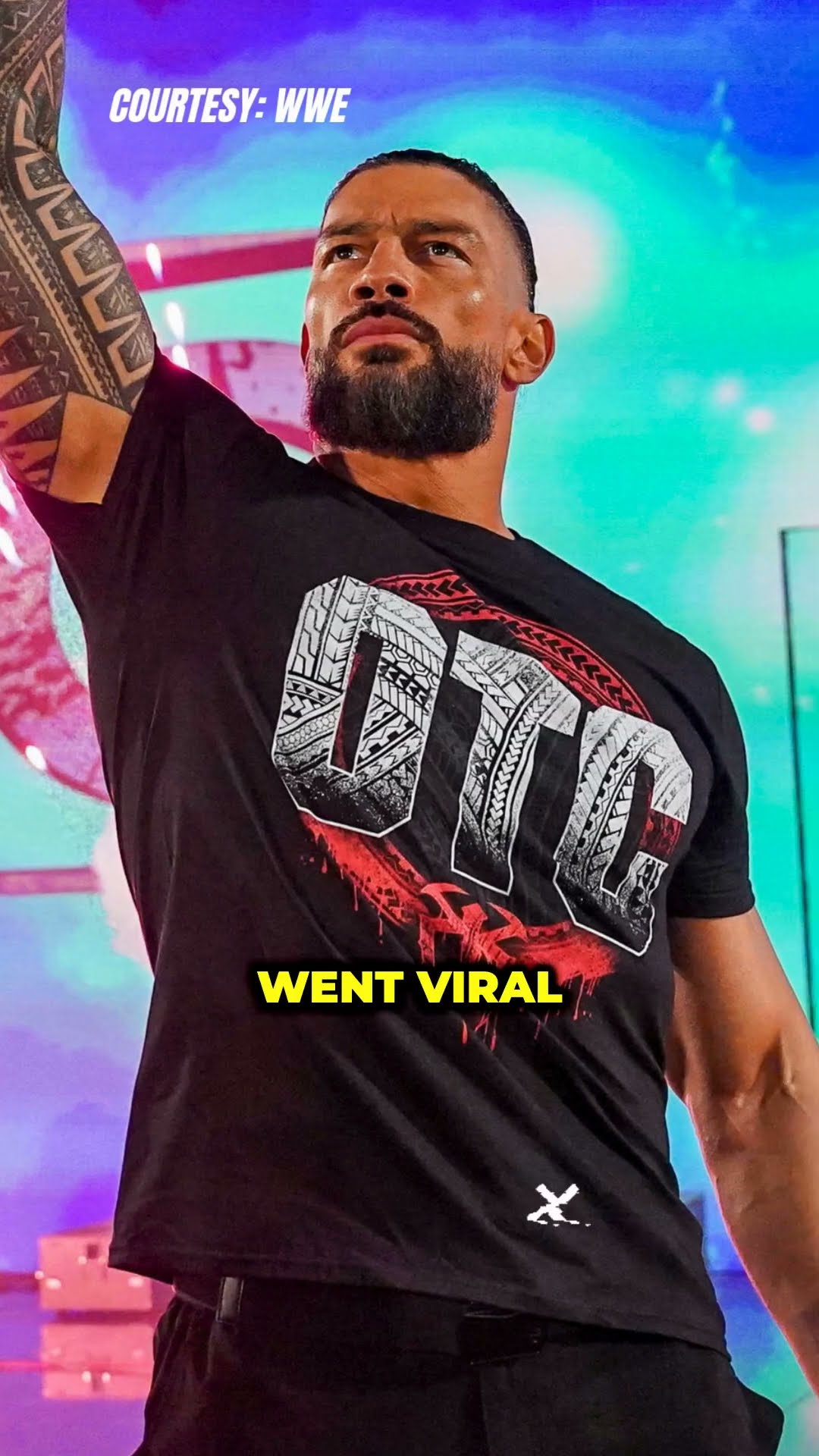 Roman Reigns reacts to his youngest fan impersonating him! #RomanReigns #FanMoment #shorts