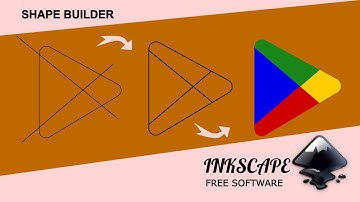 Create the Google Play Icon in Inkscape: Shape Builder Tool Tutorial