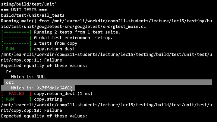 LS33.2 - C - Unit Testing Introduction with Google Test
