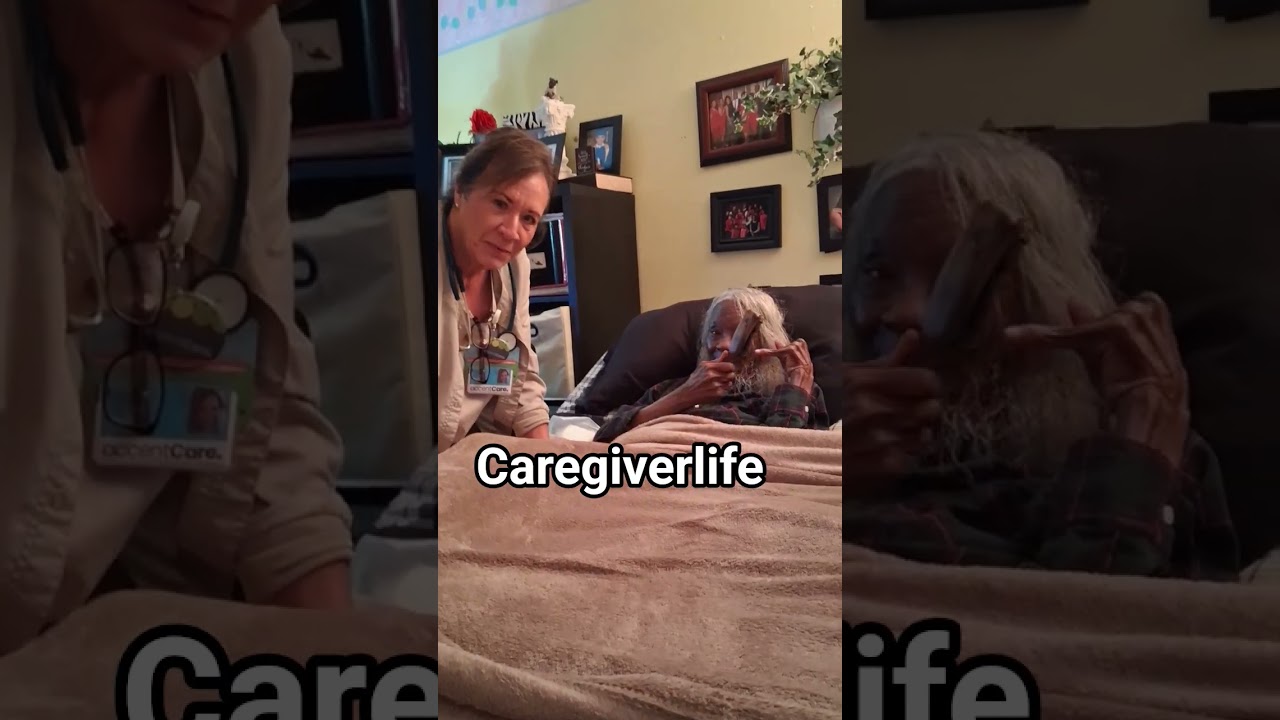 Mom was in good spirits today. 