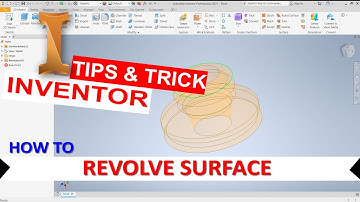 Inventor How To Revolve Surface