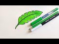 Banana Leaf Very Easy Drawing || step by step ||