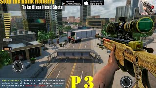 Modern Sniper 3d Assassin - walkthrough  Gameplay (Android iOS) part 3 screenshot 4