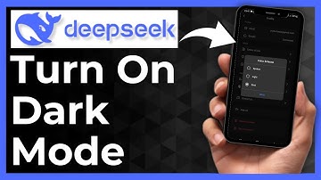 How To Turn On Dark Mode On DeepSeek App On Mobile - Full Guide