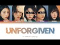 Le sserafim  unforgiven but you are yunjin  kazuha color coded lyrics karaoke