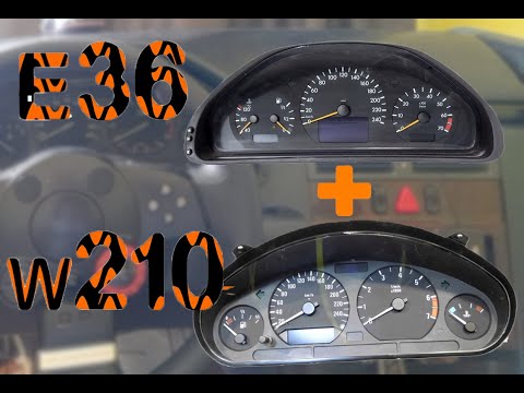 Приборная панель для ПК собранная из двух (SimHub)