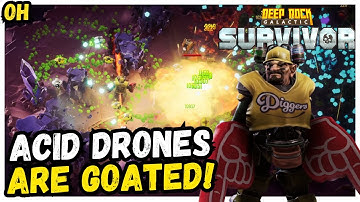 Acid Drones Are GOATED!! Deep Rock Galactic Survivor!