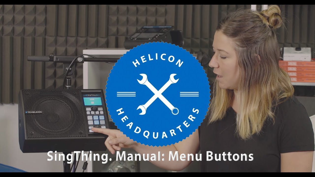 SingThing. Manual E5 Menu Buttons YouTube