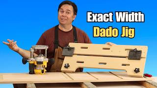 Shop-Built Exact Width Dado Jig for Woodworking Projects