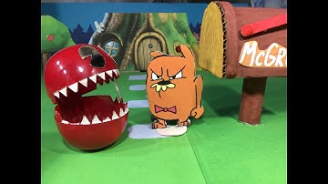 Monster PacMan teases the beast in the game Do Not Disturb. DIY