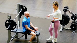 HITTING ON GUYS AT THE GYM!!