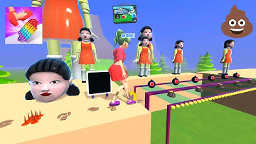 Tippy Toe!! Very satisfying and relaxing ASMR step on game | Gameplay